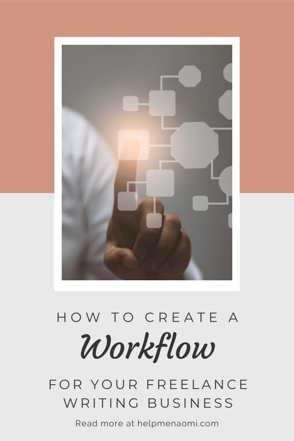 How to Create a Workflow for your Freelance Writing Business blog title overlay