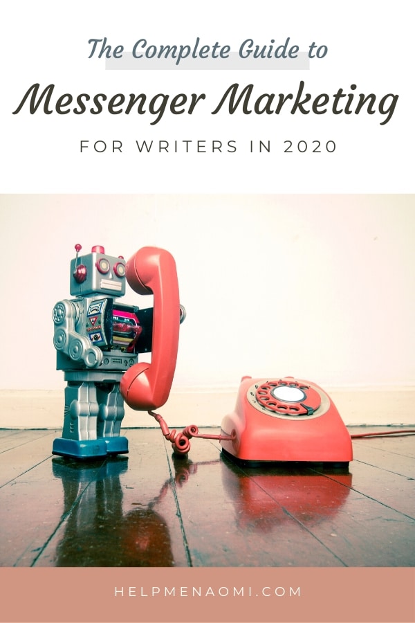 Messenger Marketing for Writers blog title overlay